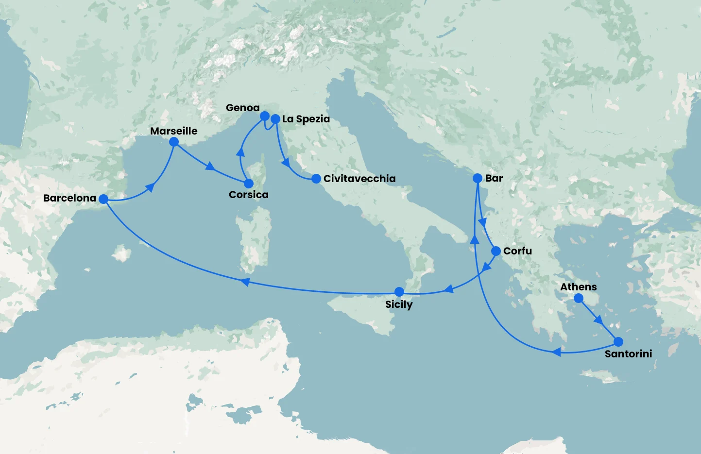 Ancient Explorer - Athens to Rome - with Sun Princess